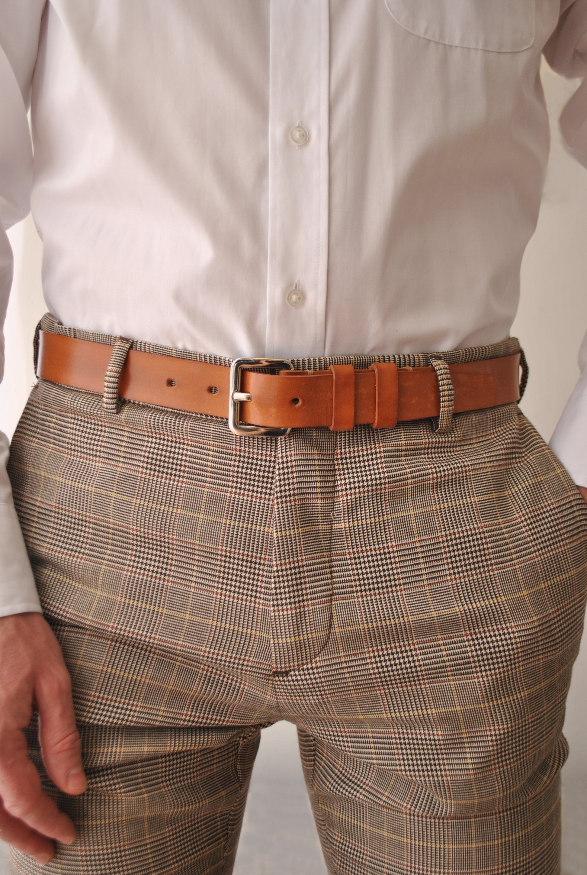 Man's belt Caramel / pÃ¡sek