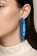 Ailes earrings zaffiro