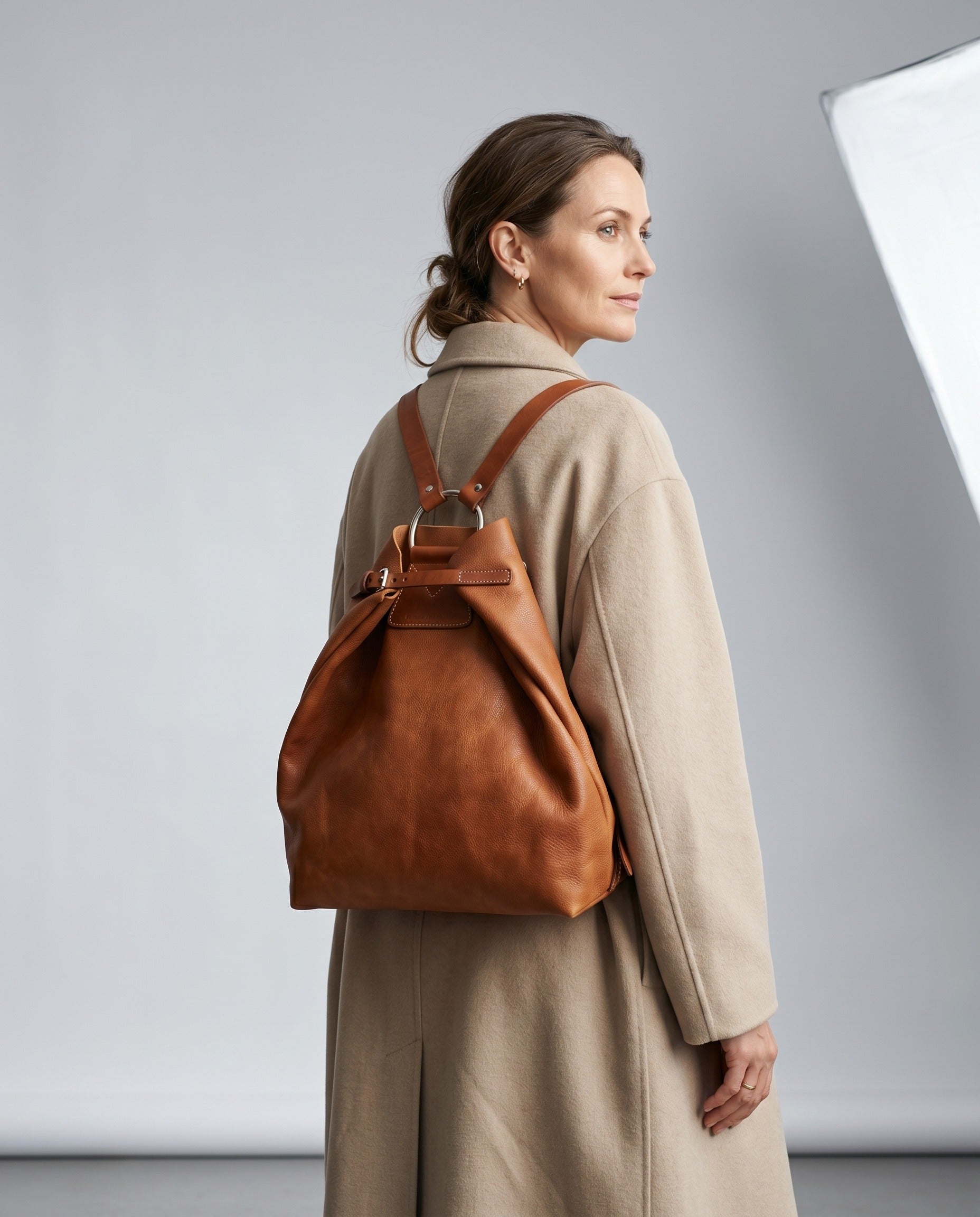 Riga backpack Cognac
