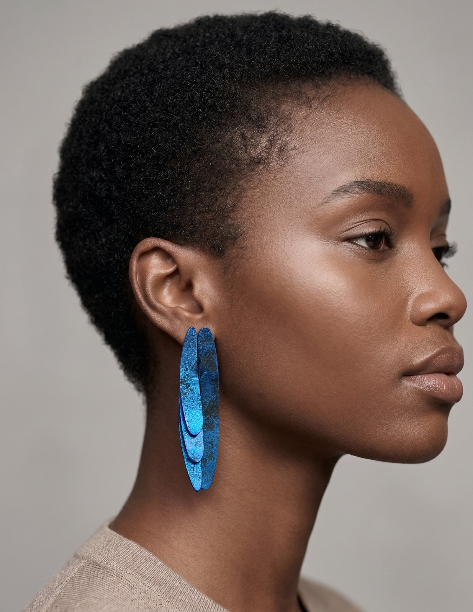 Ailes earrings zaffiro